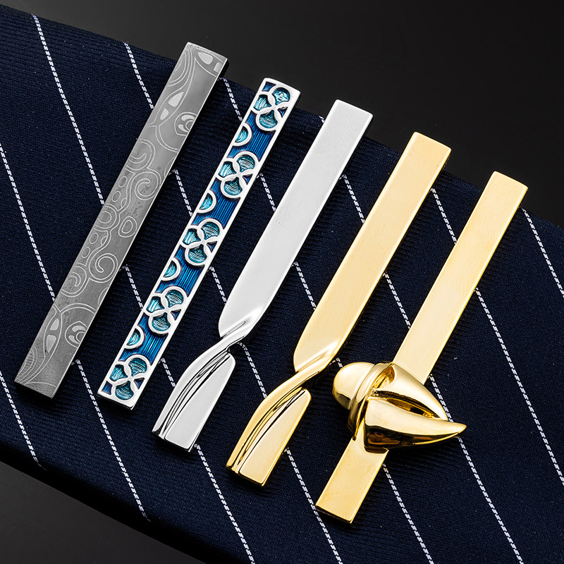 Tie Bar Set Gift - Elegant Men's Business Tie Clip Metal