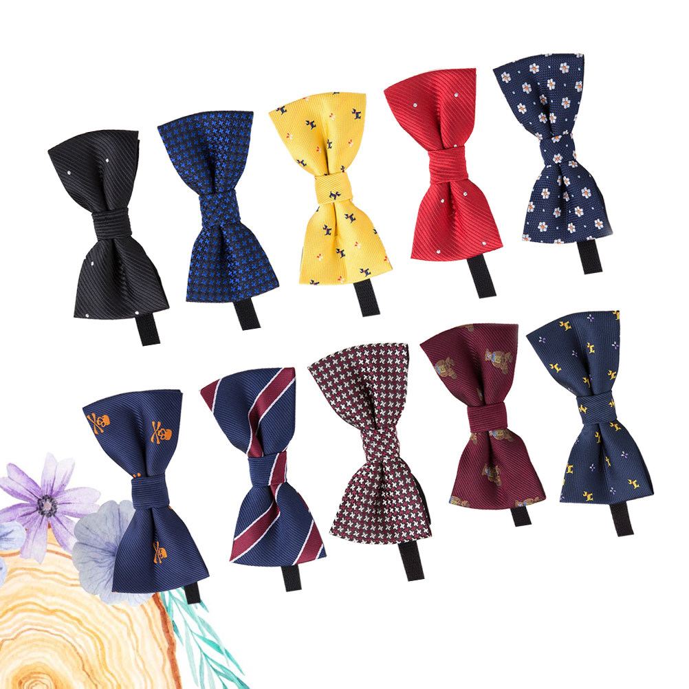 Bow Tie Pre Tied - 10Pcs Kids Bow Tie Set Pre-Tied