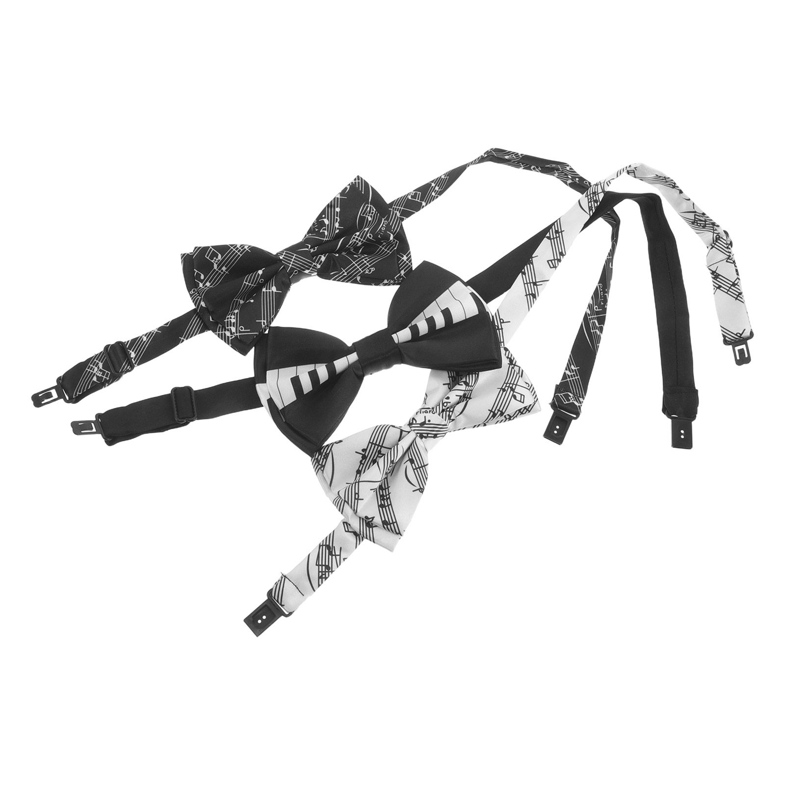 3Pcs Piano Bow Tie Set Music N - огляд і ціна Bow Tie Pre Tied