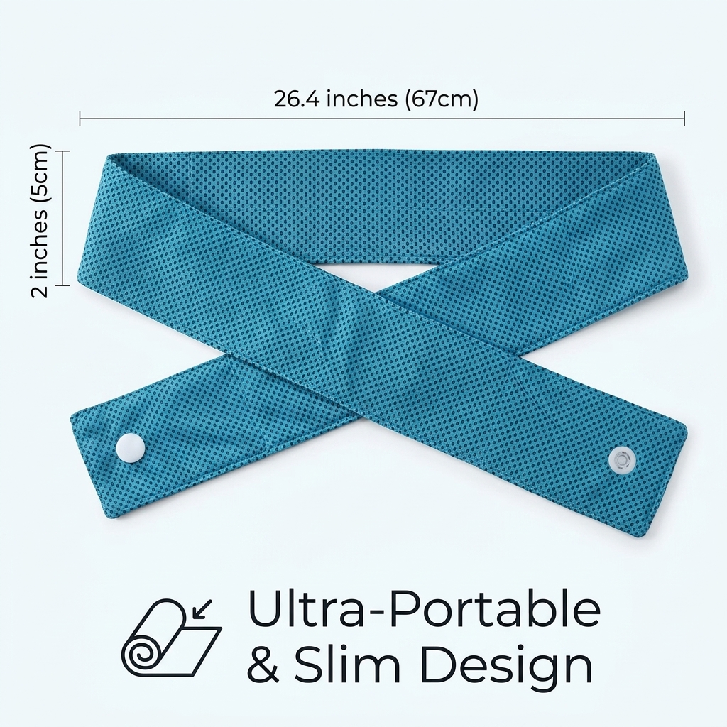 Cooling Neck Gaiter Scarf Band - огляд і ціна Silk Neck Scarf