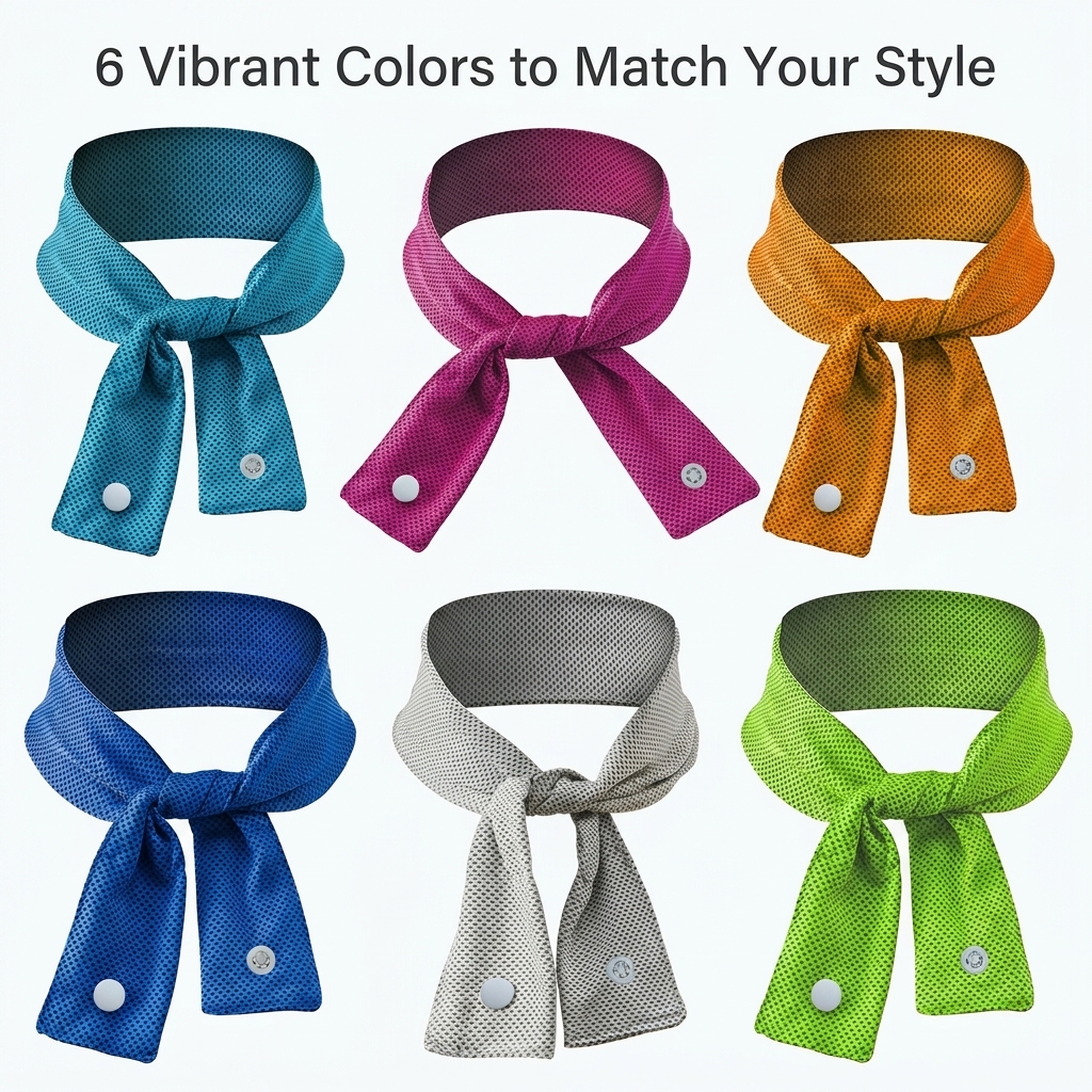 Cooling Neck Gaiter Scarf Band - огляд і ціна Silk Neck Scarf