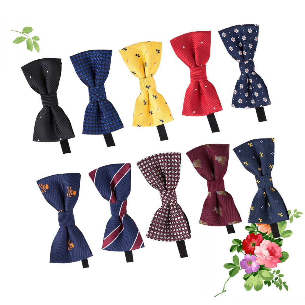 10Pcs Kids Bow Tie Set Pre-Tie - огляд і ціна Bow Tie Pre Tied