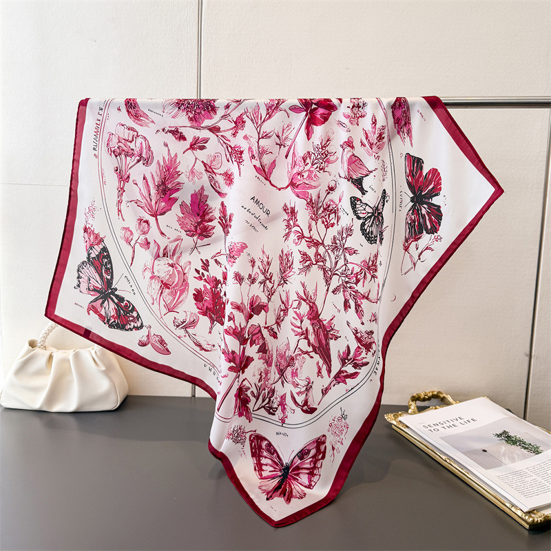 Vintage Butterfly Sketch Squar - огляд і ціна Ascot Neck Scarf