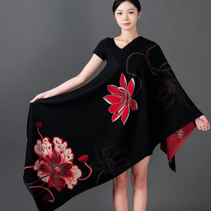 Women Winter Shawl Cashmere Sc - огляд і ціна Woven Scarf Blanket