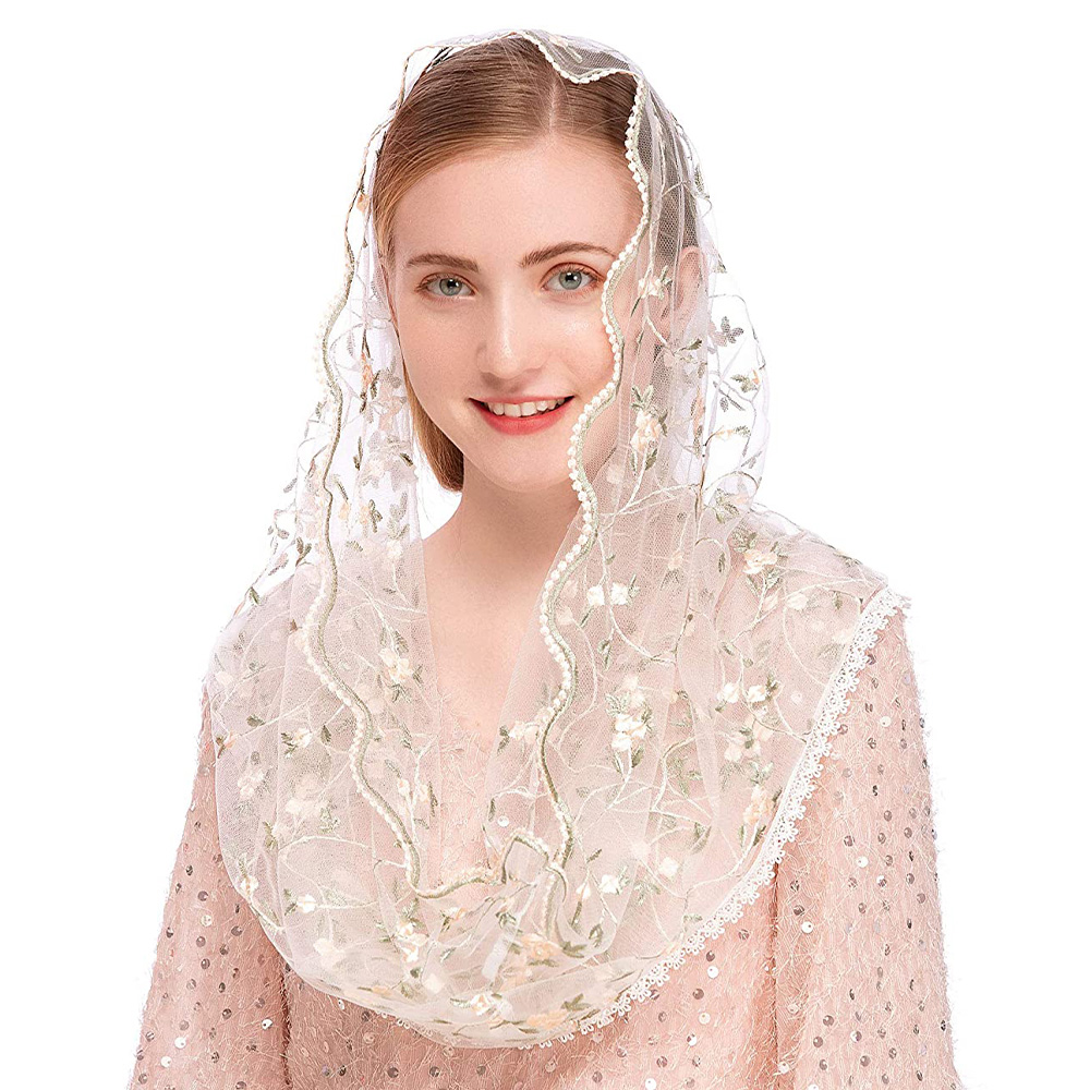 Women Chapel Veils Lady Mantil - огляд і ціна Infinity Scarf Knit