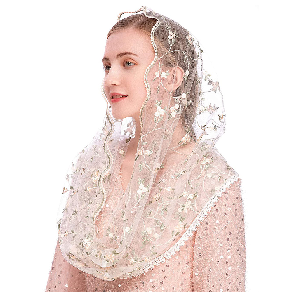 Women Chapel Veils Lady Mantil - огляд і ціна Infinity Scarf Knit