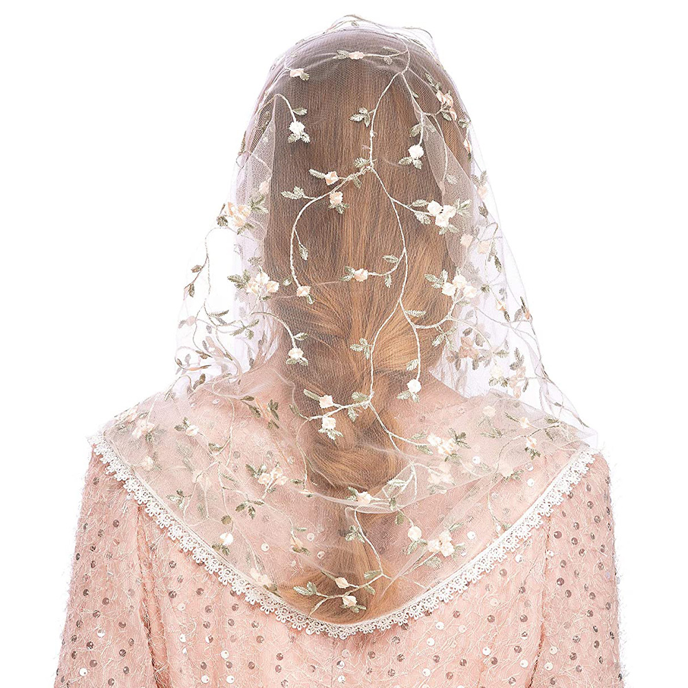 Women Chapel Veils Lady Mantil - огляд і ціна Infinity Scarf Knit