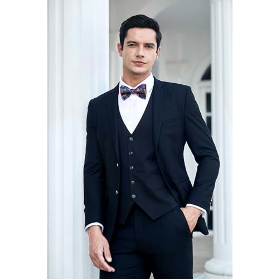 Bow Ties for Men Floral Bowtie - огляд і ціна Pocket Square Set