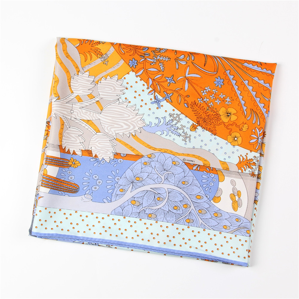 Manual Hand Rolled Twill Silk  - огляд і ціна Scarf Silk Square