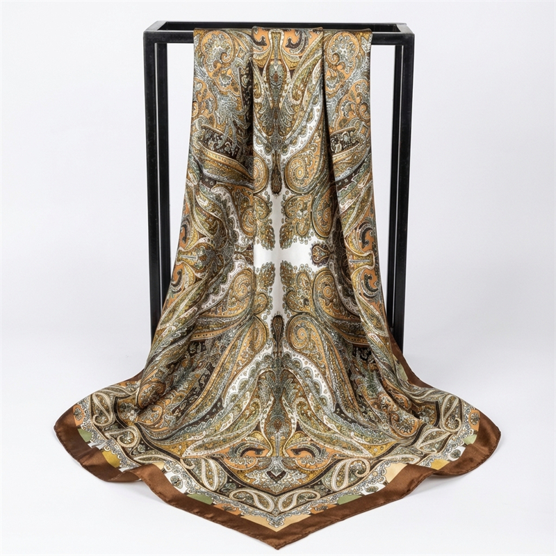 Women Spring Summer Square Sca - огляд і ціна Scarf Silk Square