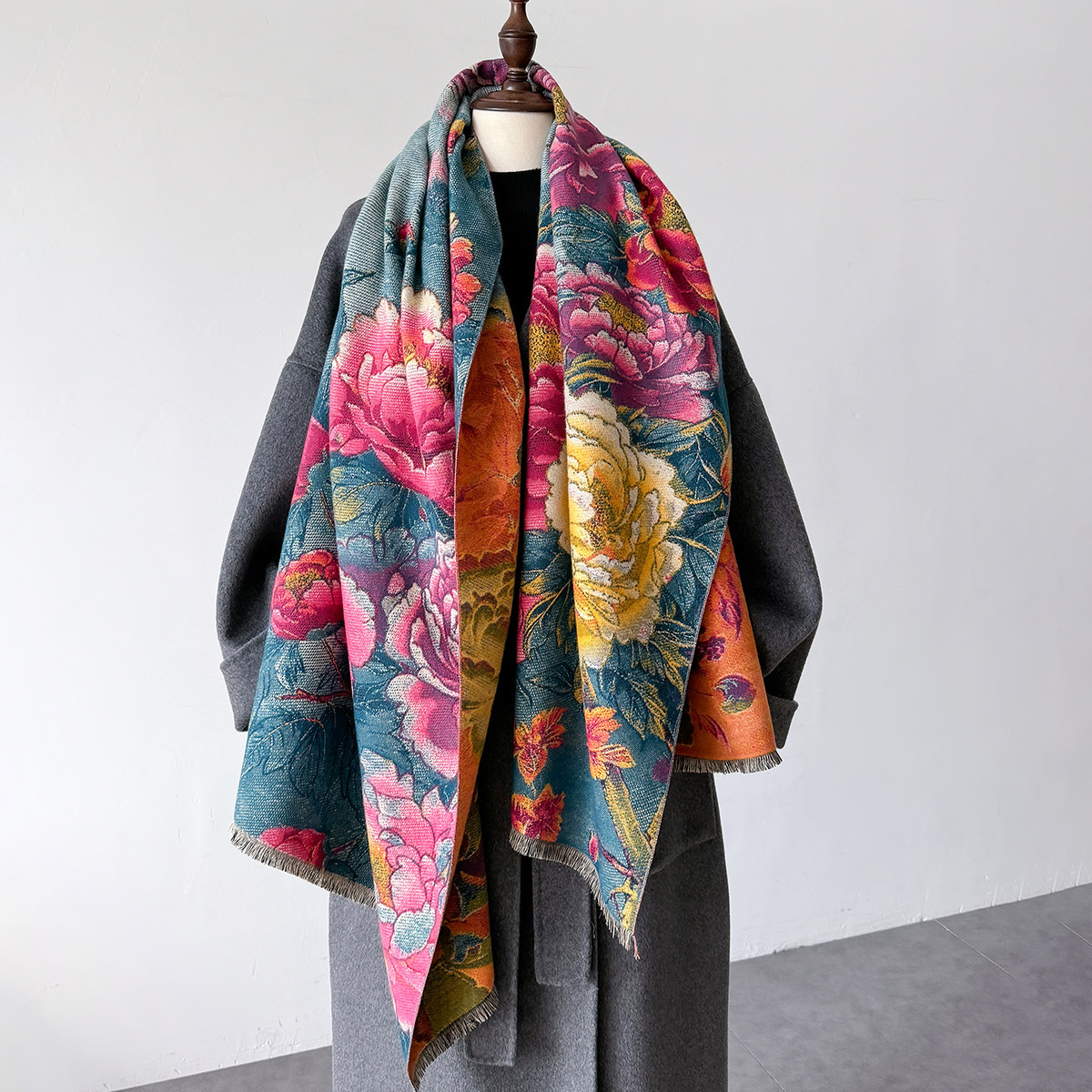 Warm Cashmere Scarf Women Shaw - огляд і ціна Woven Scarf Blanket