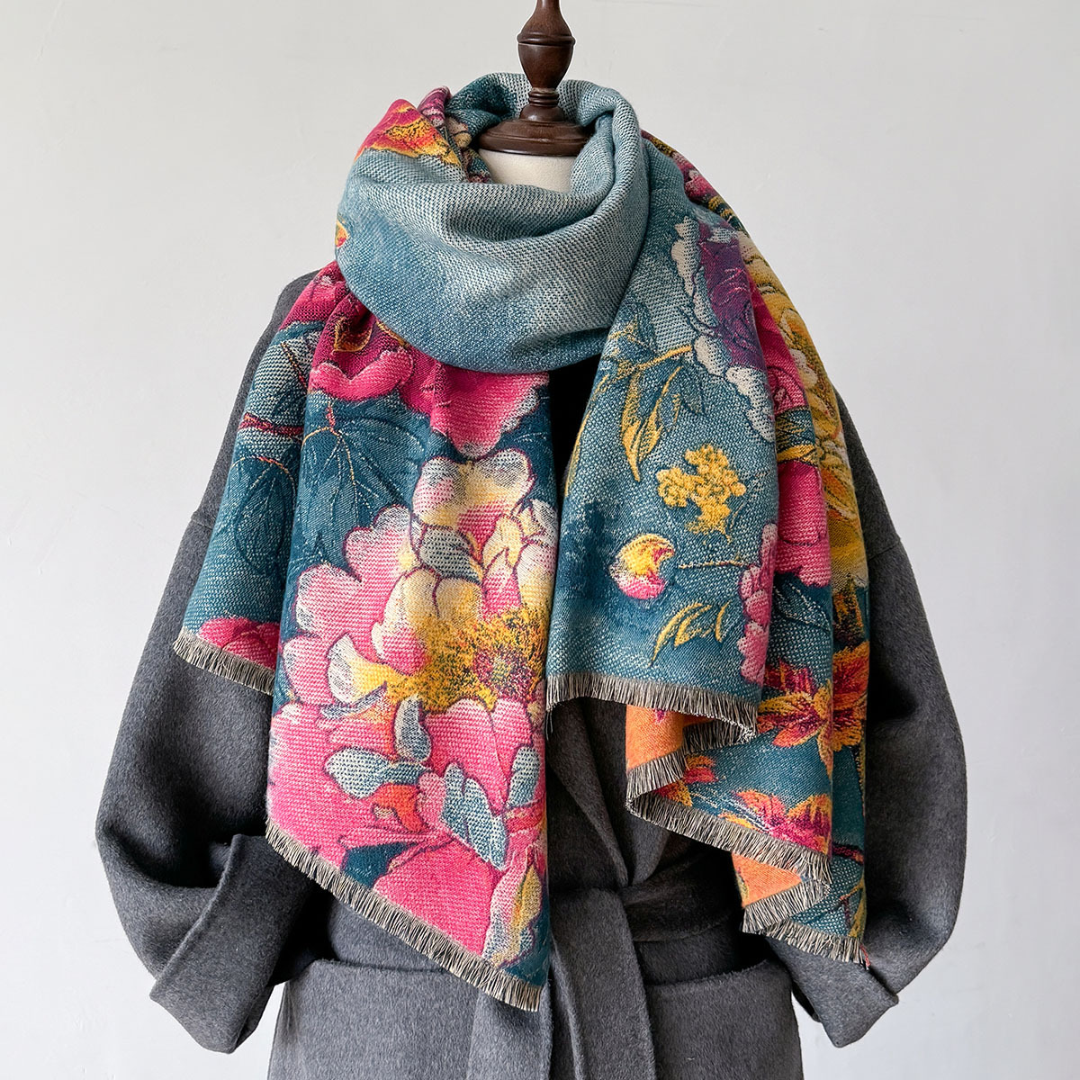 Warm Cashmere Scarf Women Shaw - огляд і ціна Woven Scarf Blanket