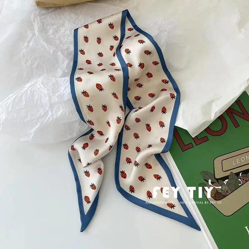 Set Series Silk Satin Scarf Wo - огляд і ціна Ascot Neck Scarf