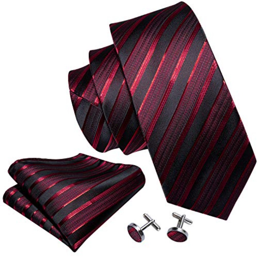 Tie Sets for Men Silk Stripe N - огляд і ціна Silk Tie Striped