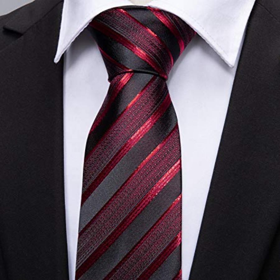 Tie Sets for Men Silk Stripe N - огляд і ціна Silk Tie Striped