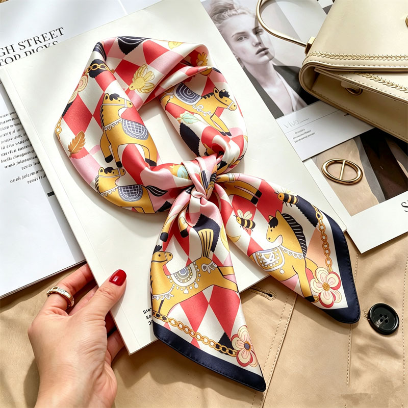 Ladies Handkerchiefs Hair Silk - огляд і ціна Scarf Silk Square