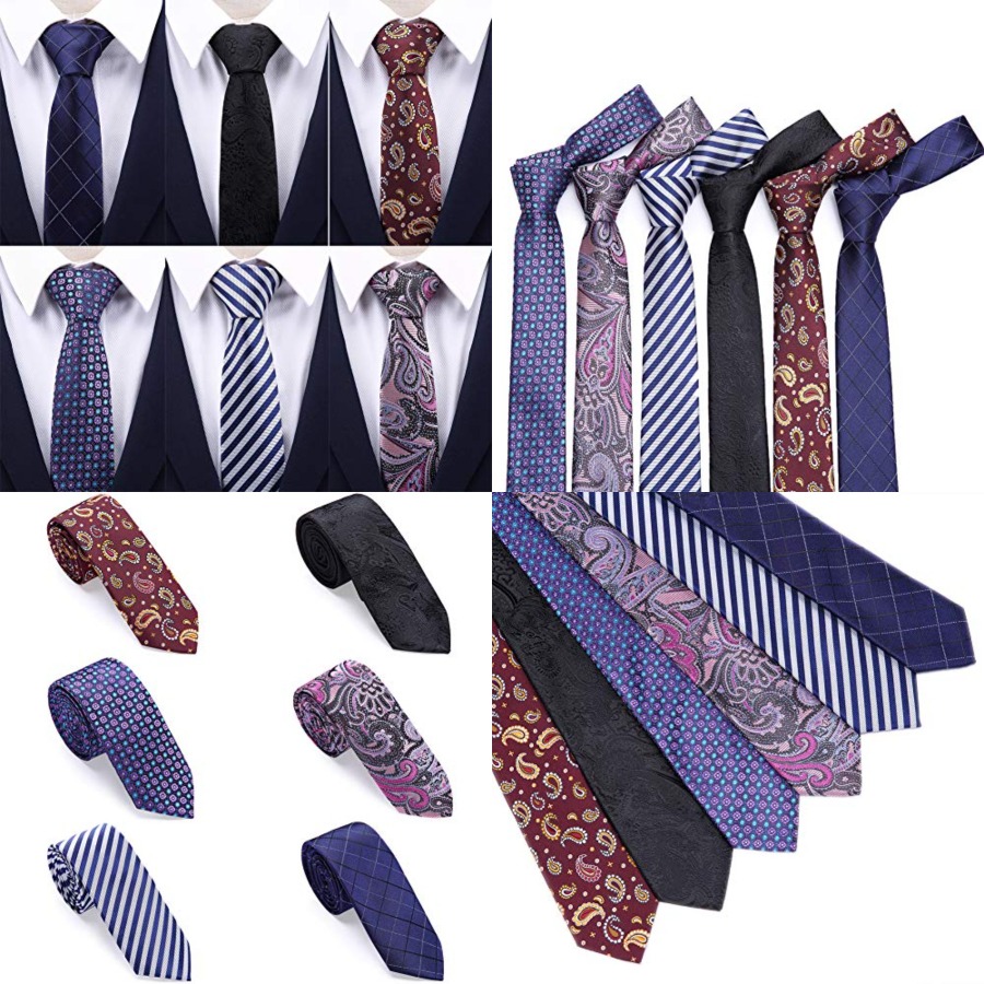 4 Packs Skinny Neckties for Me - огляд і ціна Skinny Tie Men