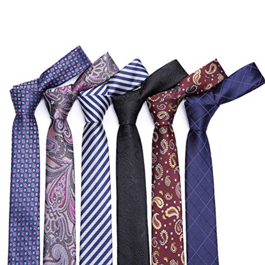 4 Packs Skinny Neckties for Me - огляд і ціна Skinny Tie Men