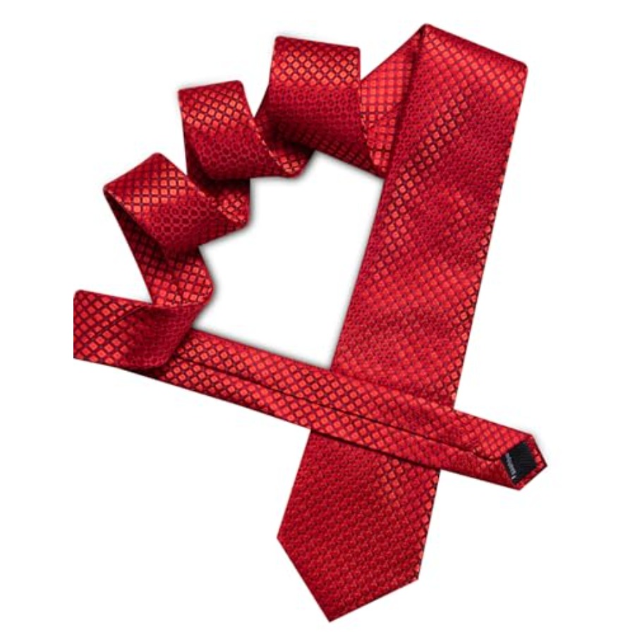 Men Plaid/Striped Ties Set Sil - огляд і ціна Pocket Square Set