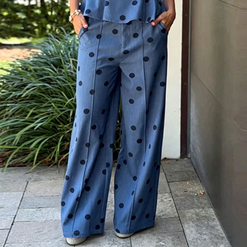 Vintage Dot Print Chambray Two - огляд і ціна Pocket Square Set