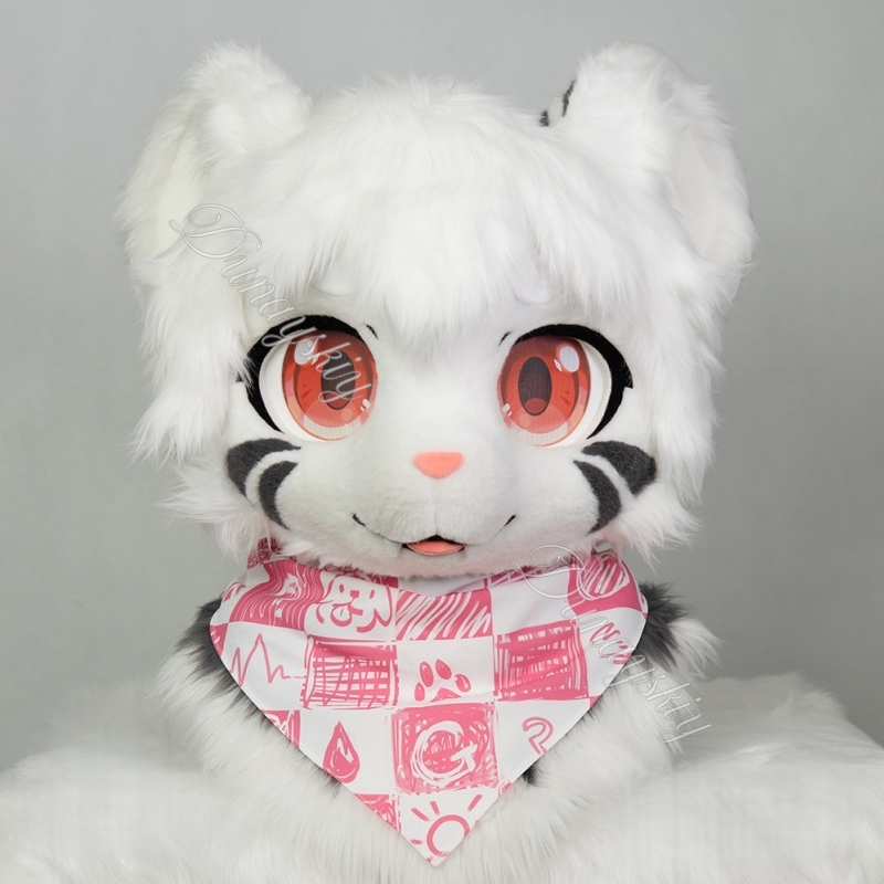 Cartoon Graffiti Checkered Fur - огляд і ціна Face Scarf Mask