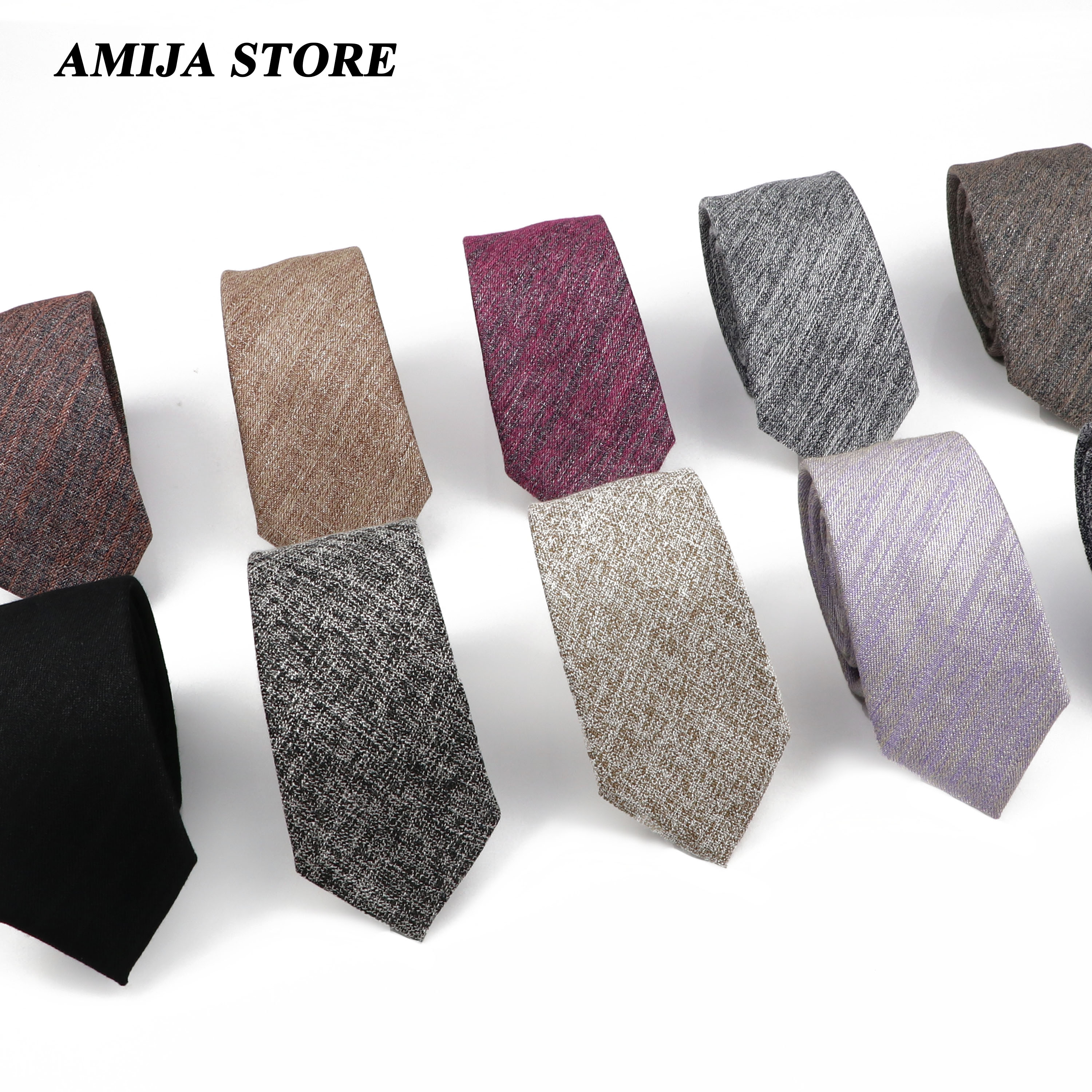 High Quality Ties For Men 6cm  - огляд і ціна Skinny Tie Men