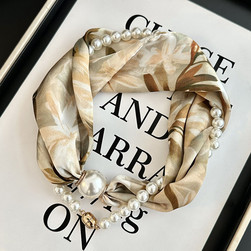 Printed Silk Scarf with Magnet - огляд і ціна Face Scarf Mask