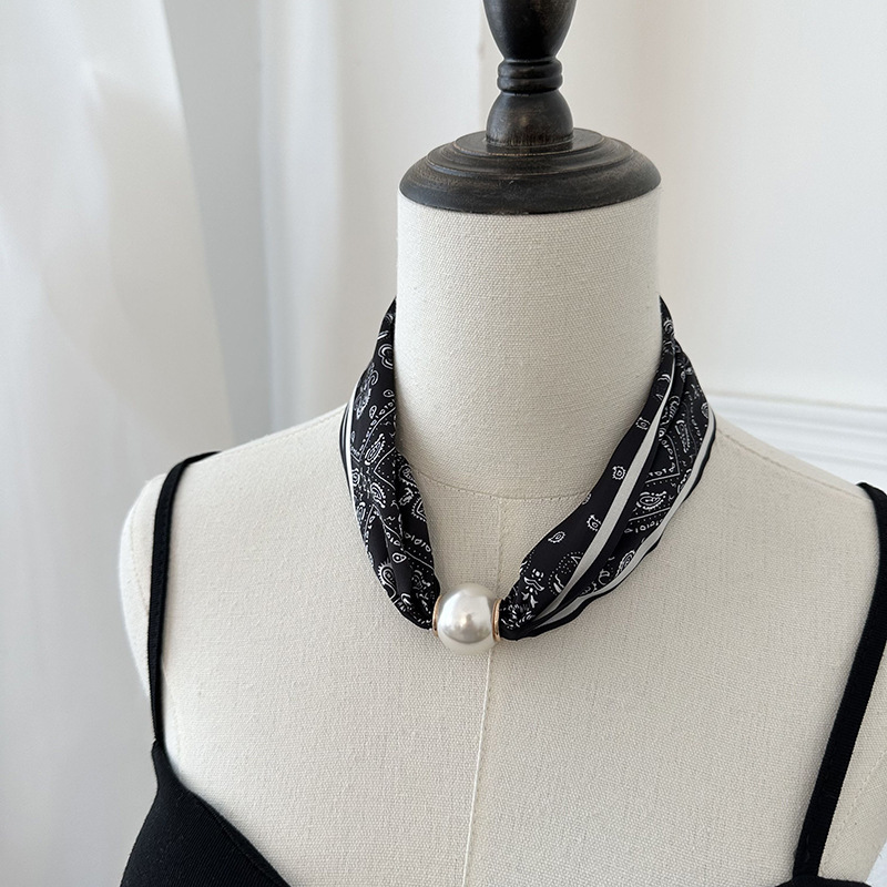 Printed Silk Scarf with Magnet - огляд і ціна Face Scarf Mask