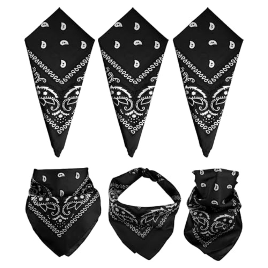 3/6/ Pack Bandanas for Women M - огляд і ціна Handkerchief Cotton Men