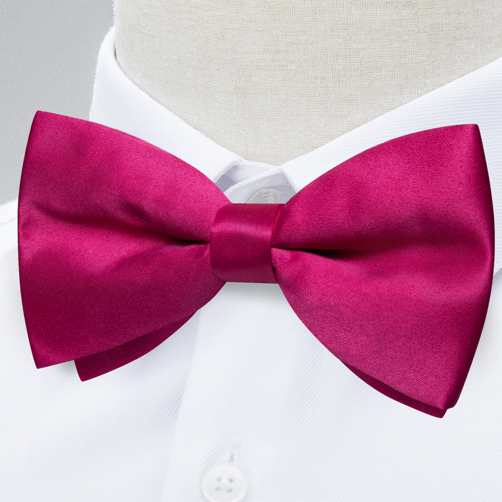 Men's Solid Pre-tied Bowtie Ro - огляд і ціна Bow Tie Pre Tied