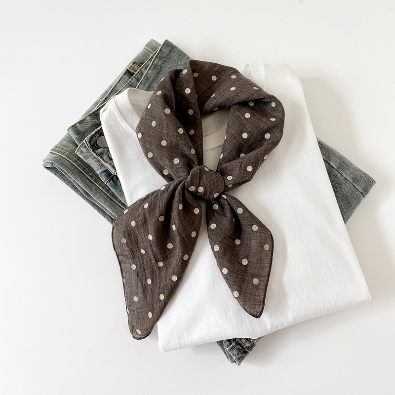 New Solid Color Cotton Linen F - огляд і ціна Ascot Neck Scarf