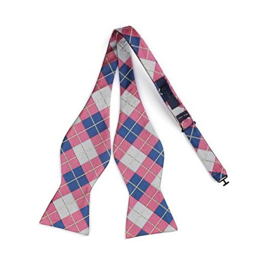 Bow Ties for Men Check Plaid S - огляд і ціна Pocket Square Set