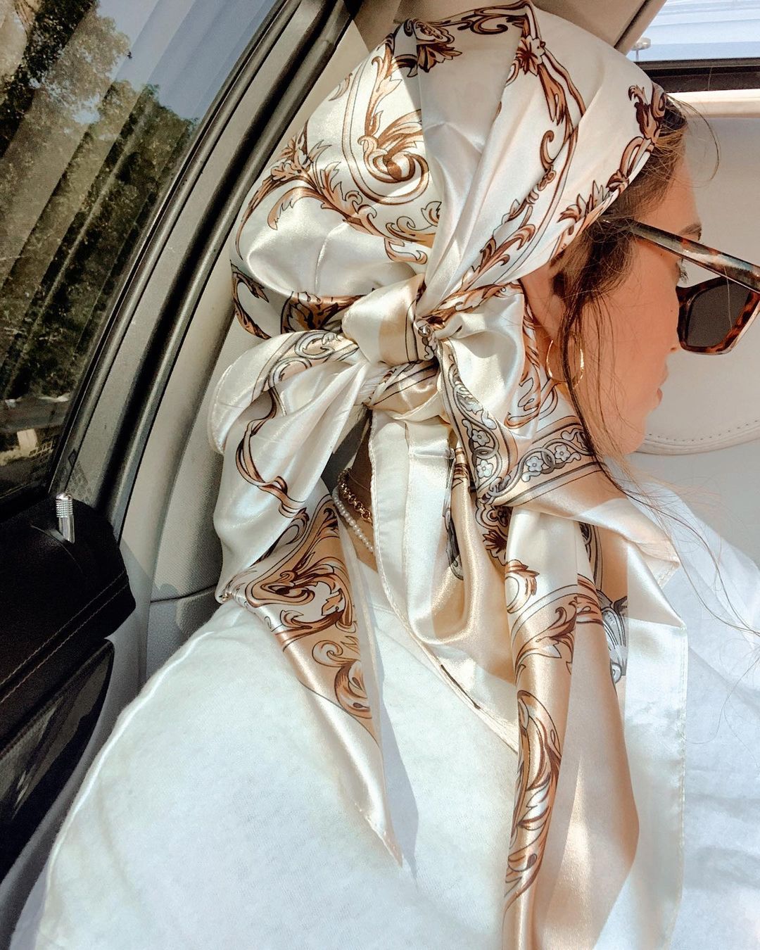 Satin Square Scarf Women Musli - огляд і ціна Scarf Silk Square