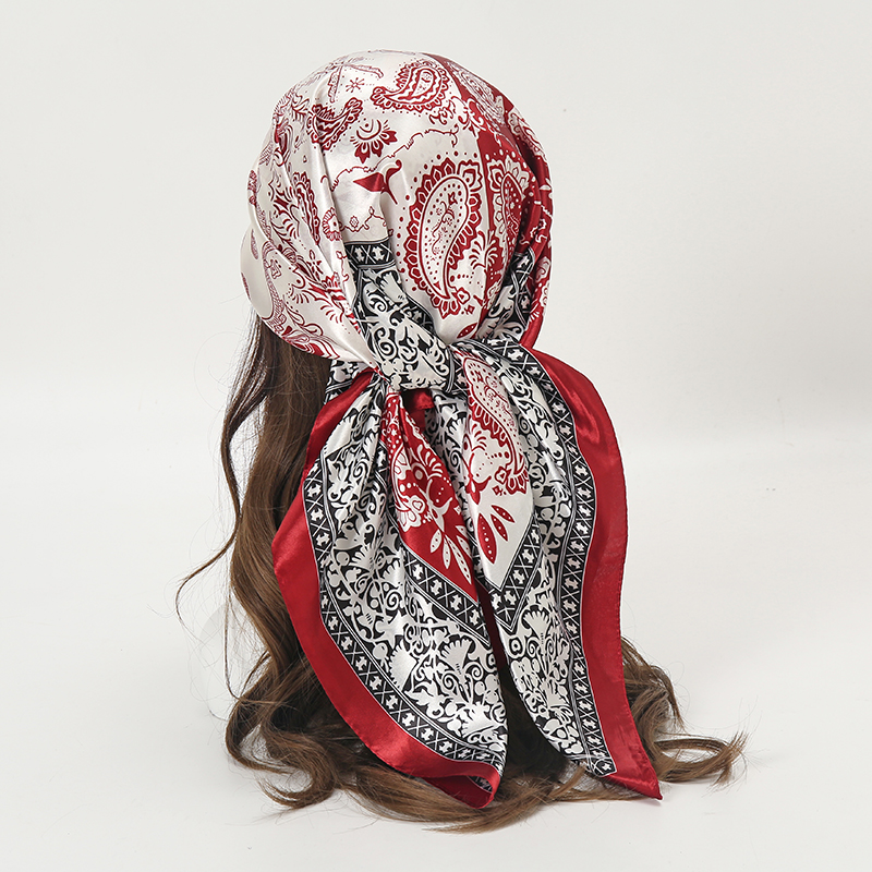 Satin Square Scarf Women Musli - огляд і ціна Scarf Silk Square