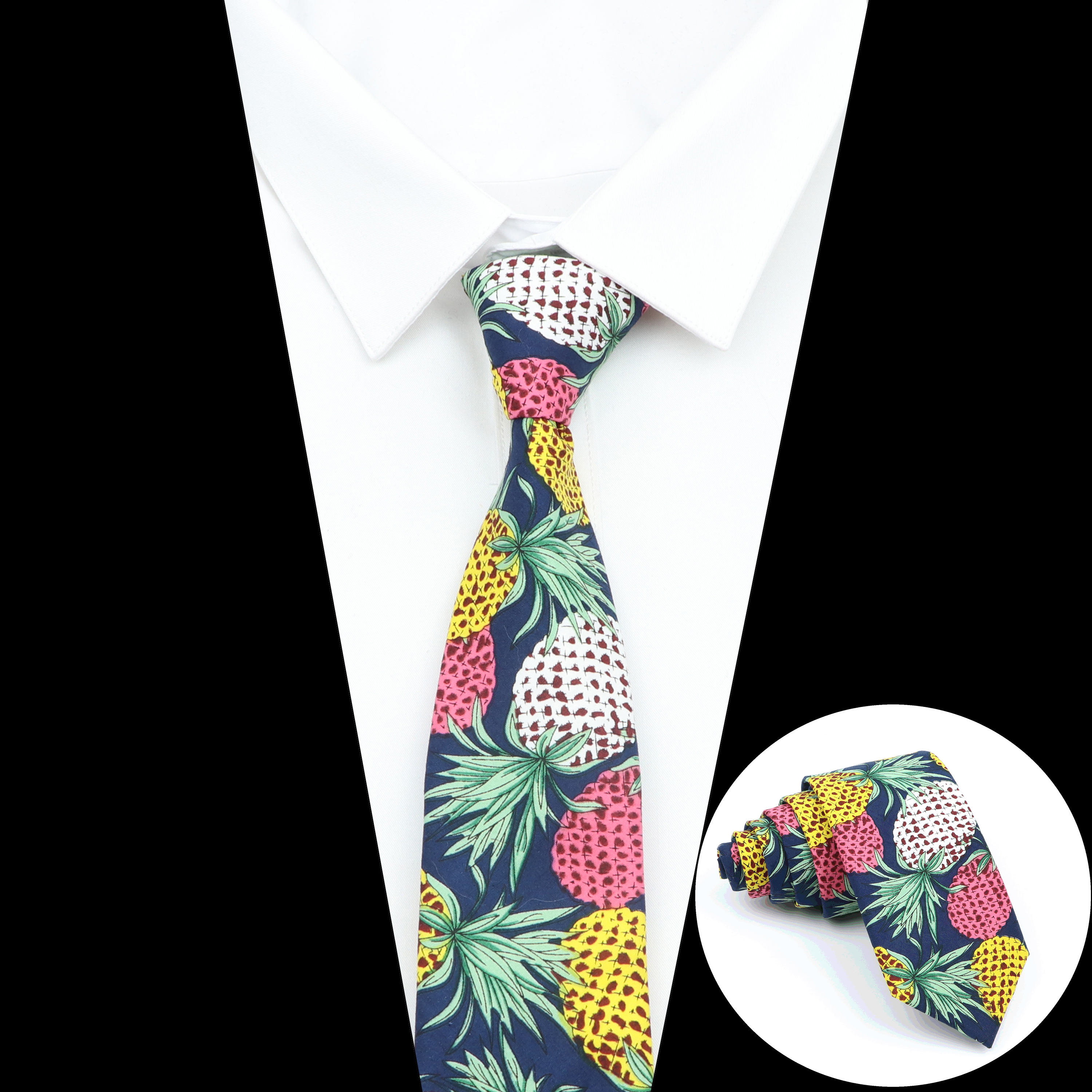 Men's Floral Neck Tie For Man  - огляд і ціна Skinny Tie Men