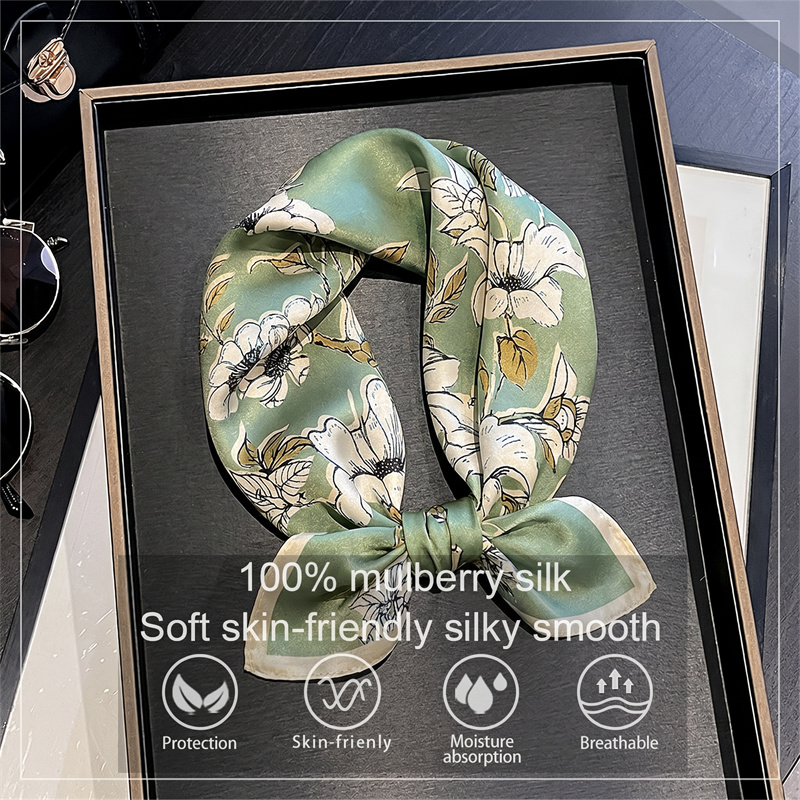 100% Mulberry Silk Scarf Fresh - огляд і ціна Ascot Neck Scarf