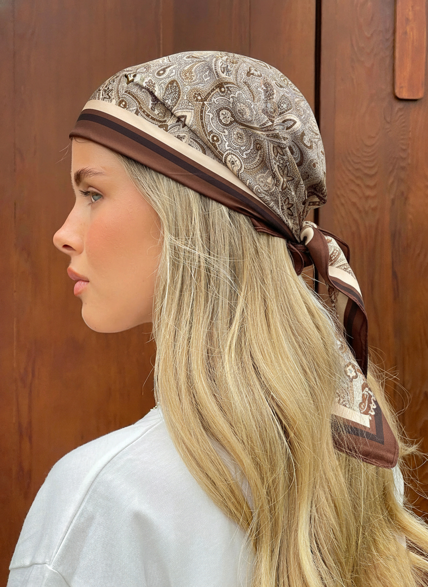 Luxury Spring Silk Scarf Women - огляд і ціна Silk Tie Striped