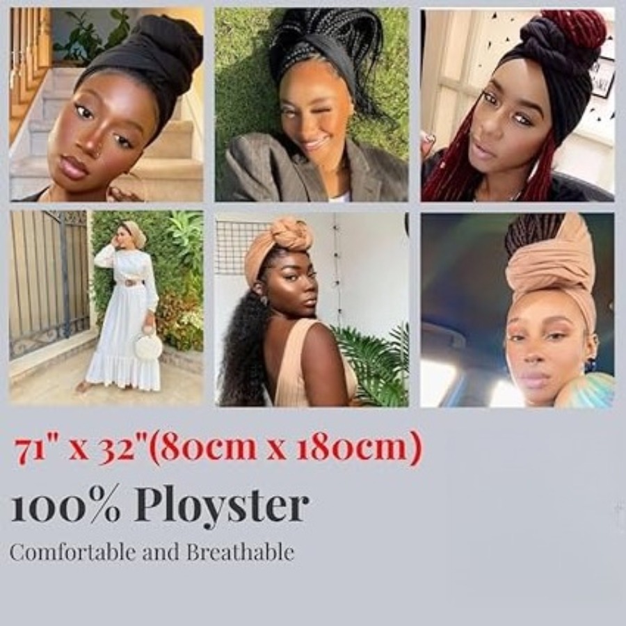 Muslim Hijab for Women Scarf L - огляд і ціна Head Wrap Turban