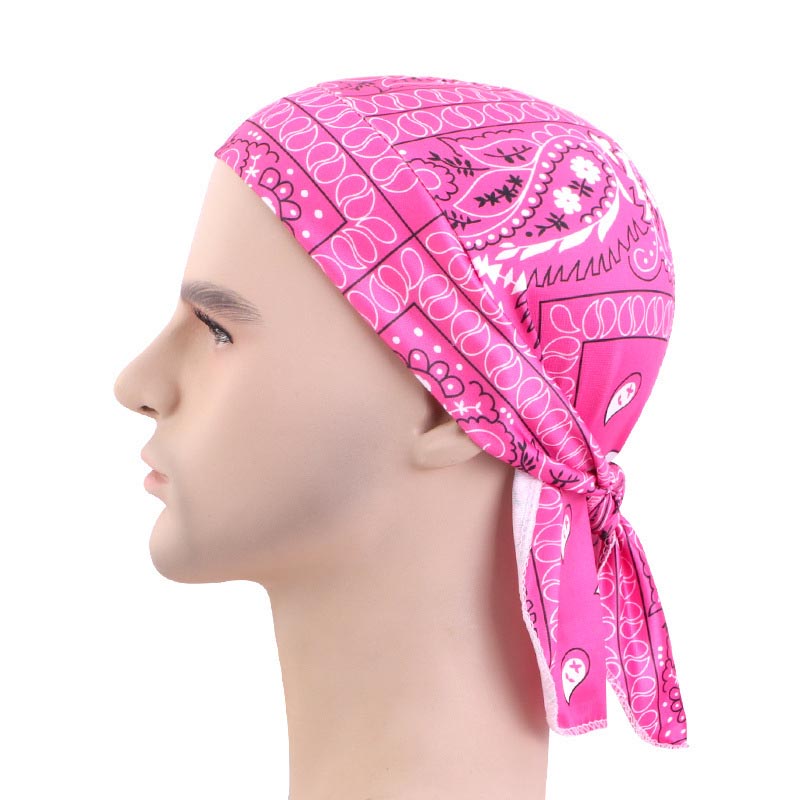 New Men Women Print Durag Du-R - огляд і ціна Bandana Doo Rag