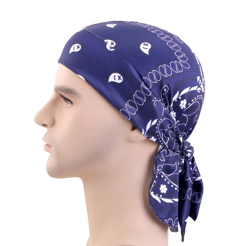 New Men Women Print Durag Du-R - огляд і ціна Bandana Doo Rag