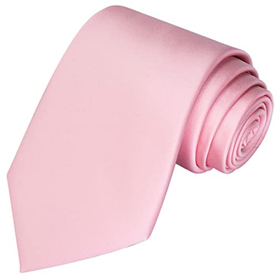 Satin Tie Set Solid Ties Mens  - огляд і ціна Pocket Square Set