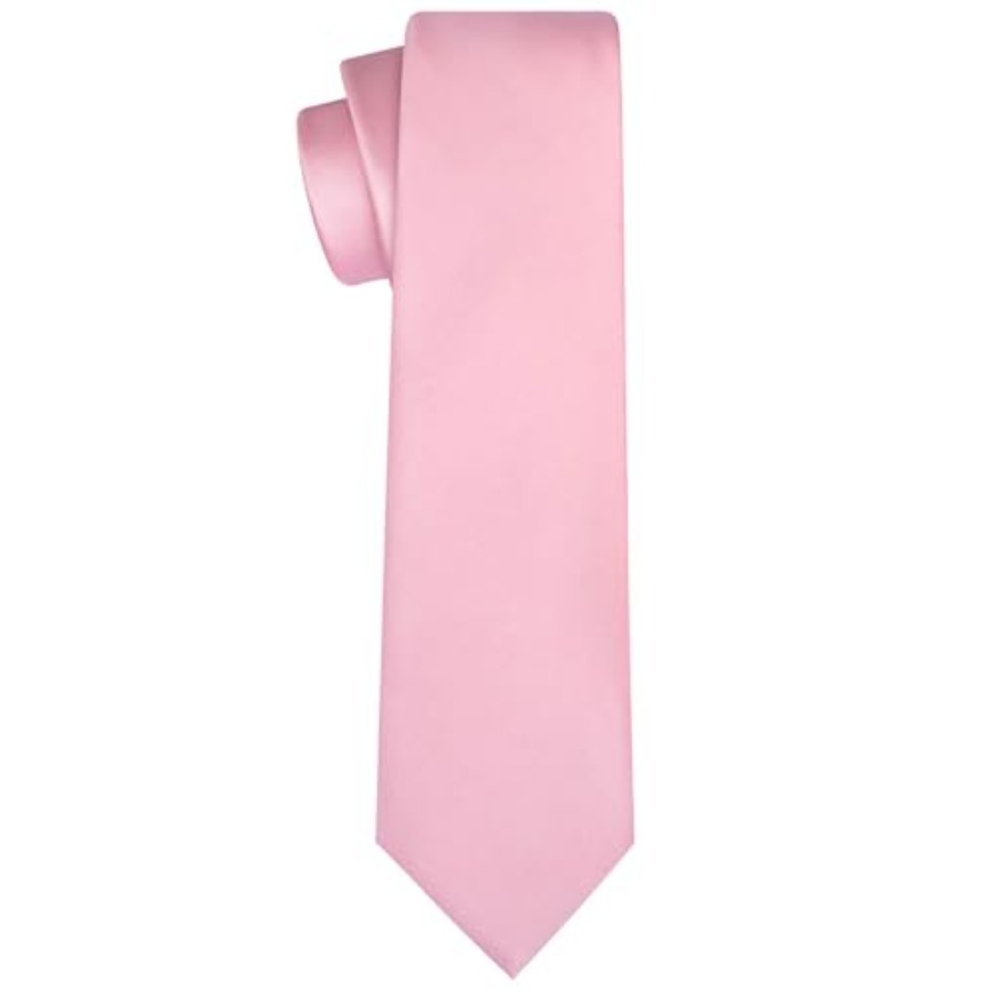 Satin Tie Set Solid Ties Mens  - огляд і ціна Pocket Square Set