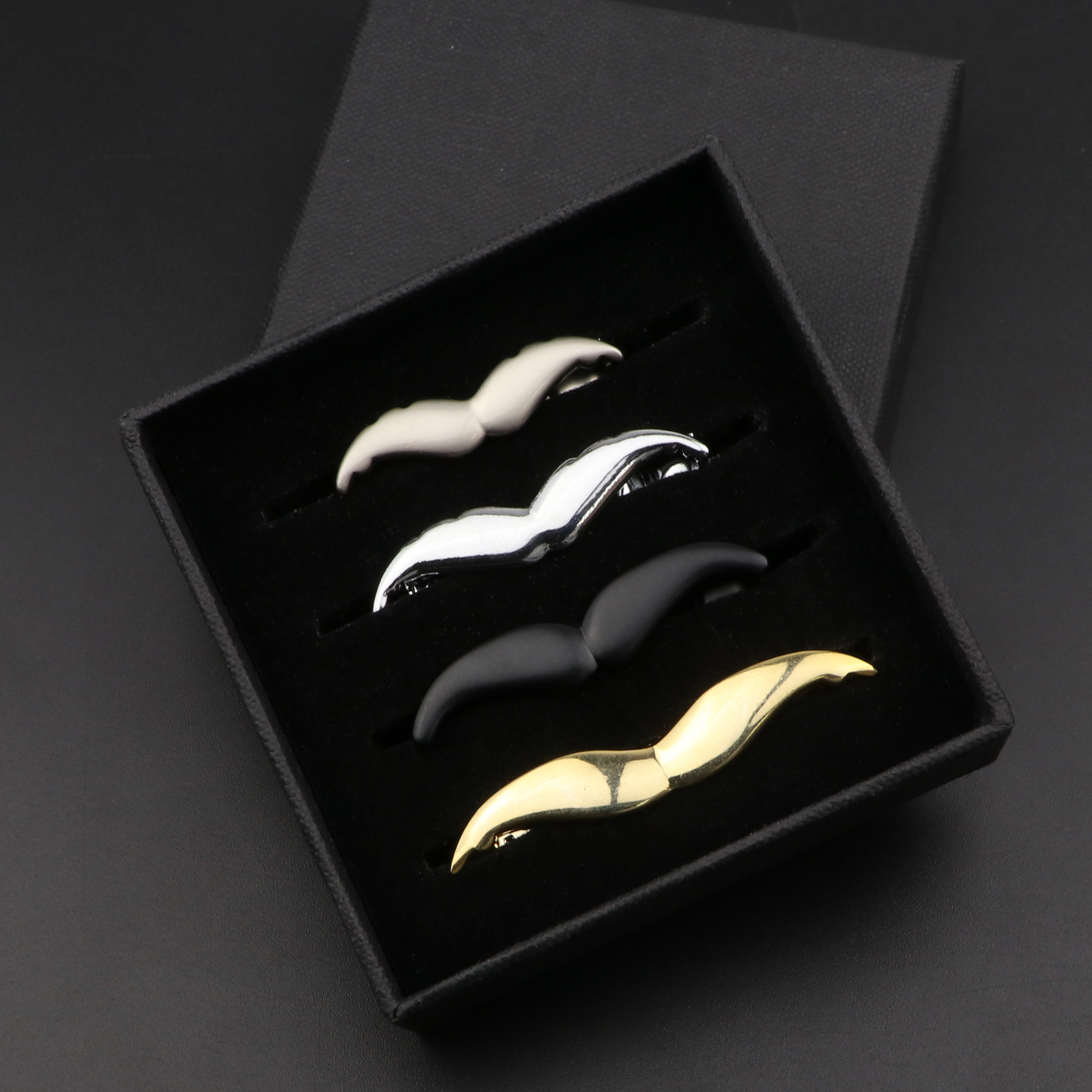 Fashion Metal Men Tie Clip Set - огляд і ціна Tie Bar Set Gift