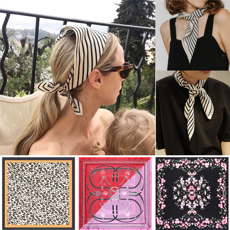 Fringe Frame Square Scarves Ba - огляд і ціна Silk Tie Striped
