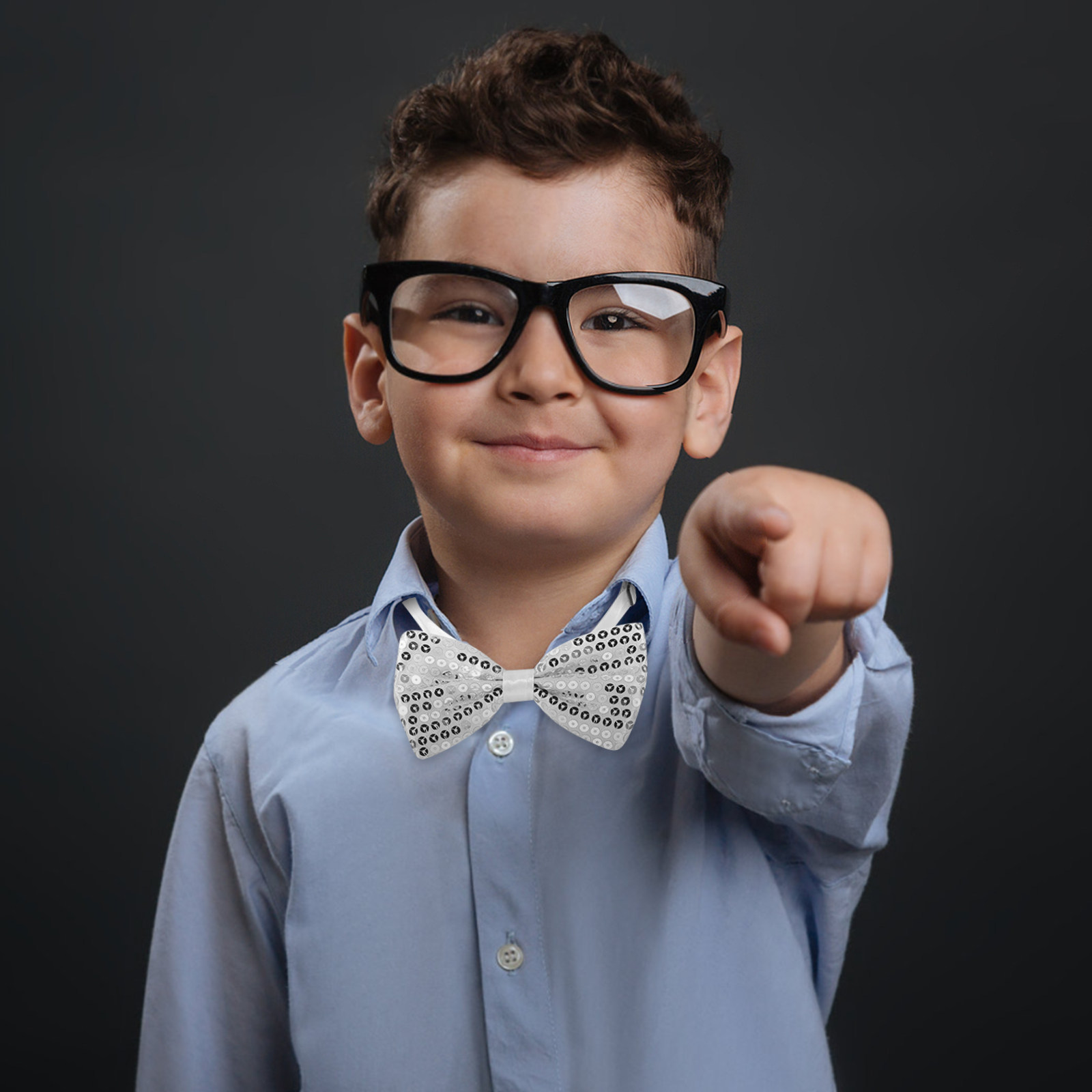 5Pcs Boys Sequin Bow Tie Child - огляд і ціна Bow Tie Pre Tied