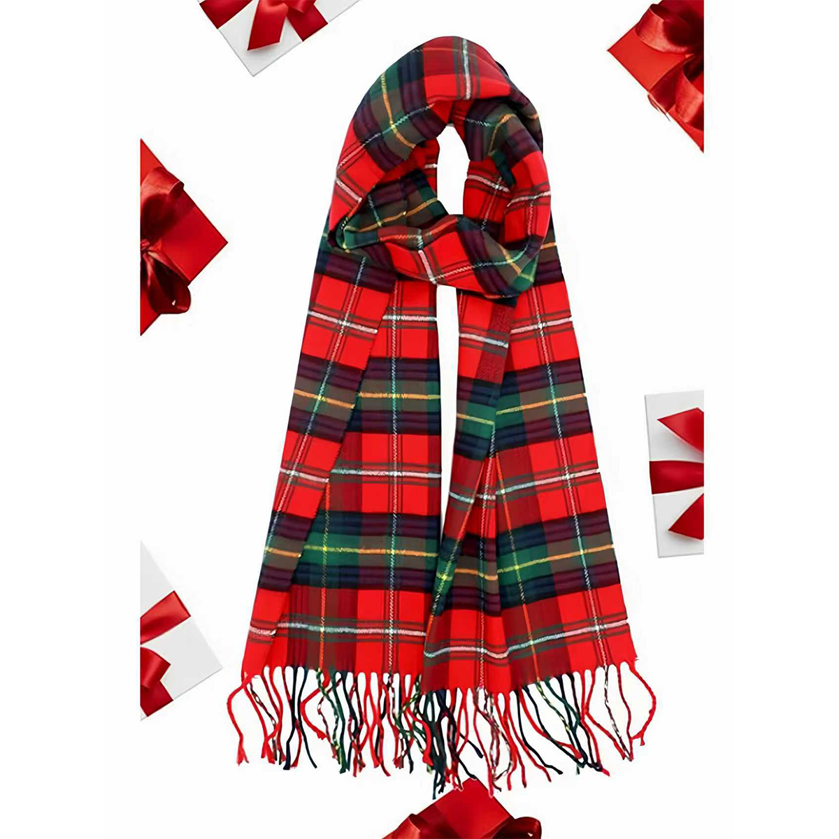 1pc classic plaid ultra soft a - огляд і ціна Muffler Men Wool