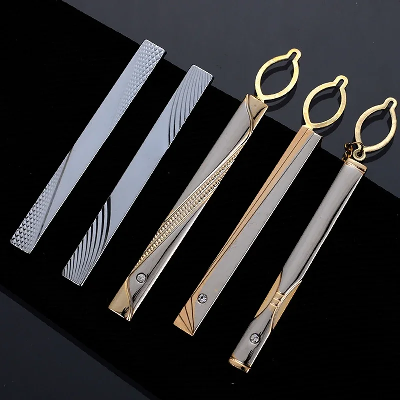 Men Metal Simple Necktie Buckl - огляд і ціна Tie Clip Silver
