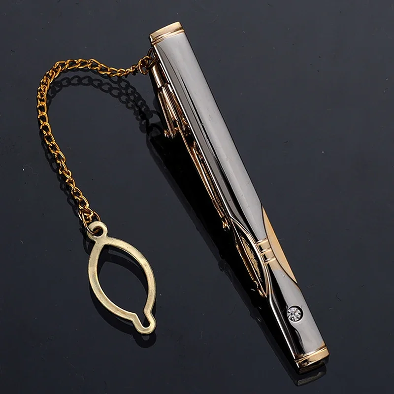 Men Metal Simple Necktie Buckl - огляд і ціна Tie Clip Silver