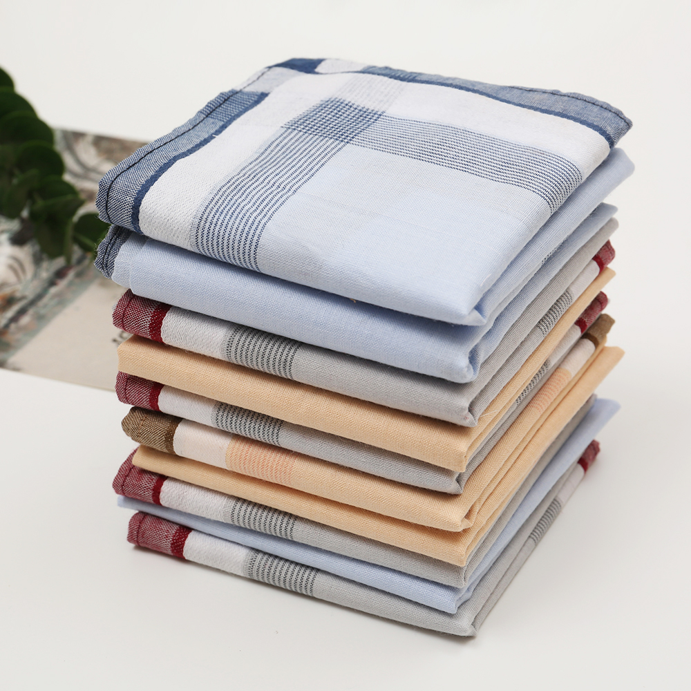 Men's Pure Cotton Yarn-Dyed Ha - огляд і ціна Handkerchief Cotton Men