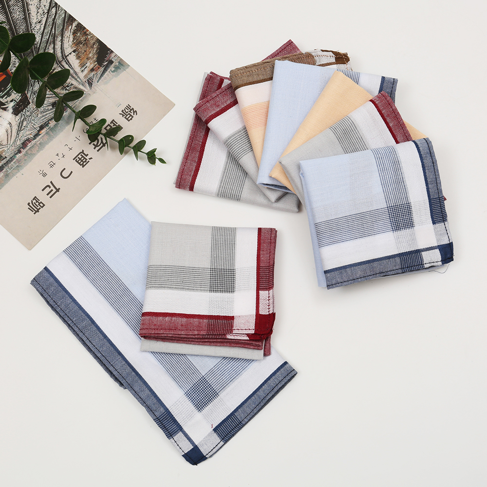 Men's Pure Cotton Yarn-Dyed Ha - огляд і ціна Handkerchief Cotton Men